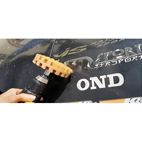 GOMME CRANTÉE DE DESTICKAGE POUR PERCEUSE