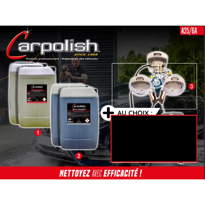 OFFRE 4 BIDONS 25 L + POMPE OU ASPIRATEURS