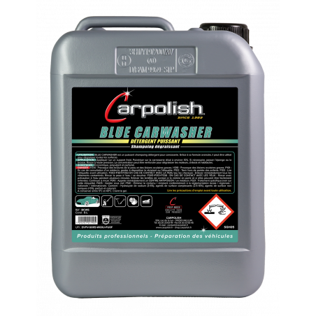 bidon 5 litres shampoing dégraissant et détergent pour voiture carpolish