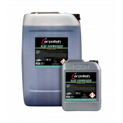 bidon 5 litres et 25 litres shampoing automobile carpolish blue cleaner