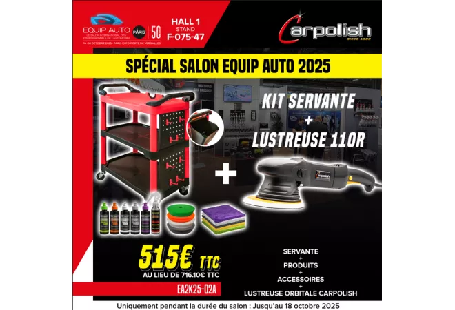 KIT SERVANTE + LUSTREUSE 11 OR