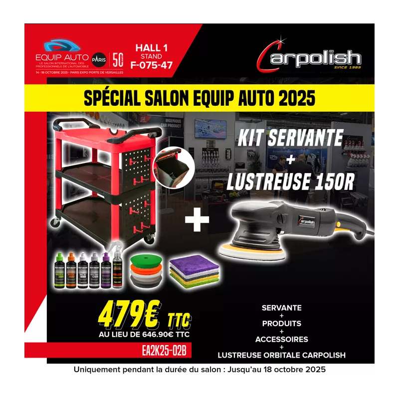 KIT SERVANTE + LUSTREUSE 15 OR