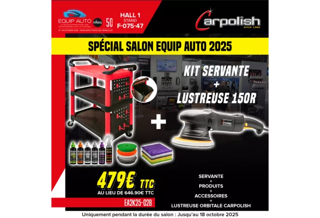 KIT SERVANTE + LUSTREUSE 15 OR