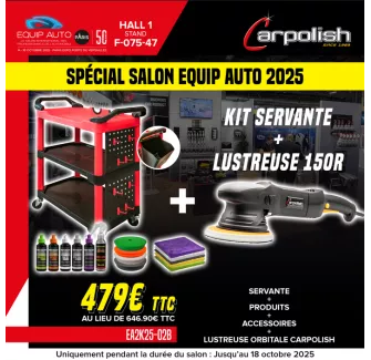 KIT SERVANTE + LUSTREUSE 15 OR