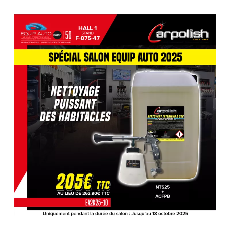 NETTOYAGE PUISSANT DES HABITACLES