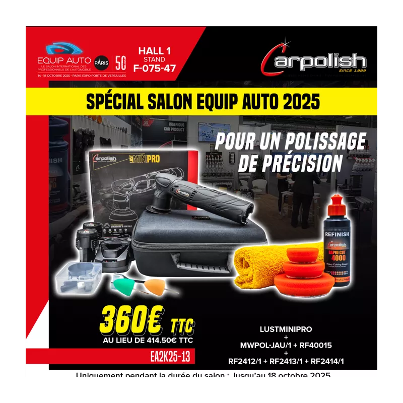 UN POLISSAGE DE PRÉCISION, MANIABLE ET CONFORTABLE !