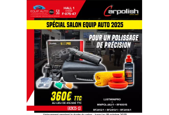 UN POLISSAGE DE PRÉCISION, MANIABLE ET CONFORTABLE !