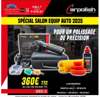 UN POLISSAGE DE PRÉCISION, MANIABLE ET CONFORTABLE !