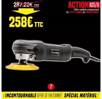 Lustreuse et polisseuse électrique compact pour carrosserie