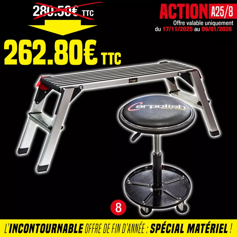 MARCHE PIED + TABOURET