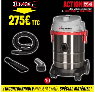 ASPIRATEUR 1 MOTEUR EAU ET POUSSIERE