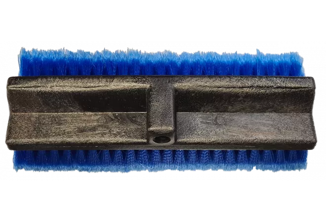 BROSSE BLEUE : FIBRES FLEURÉES 2 FACES