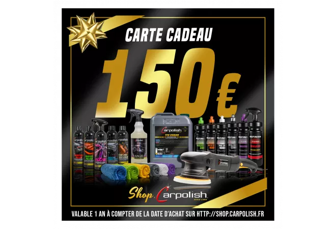 CARTE CADEAU 150€