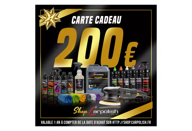 CARTE CADEAU 200€