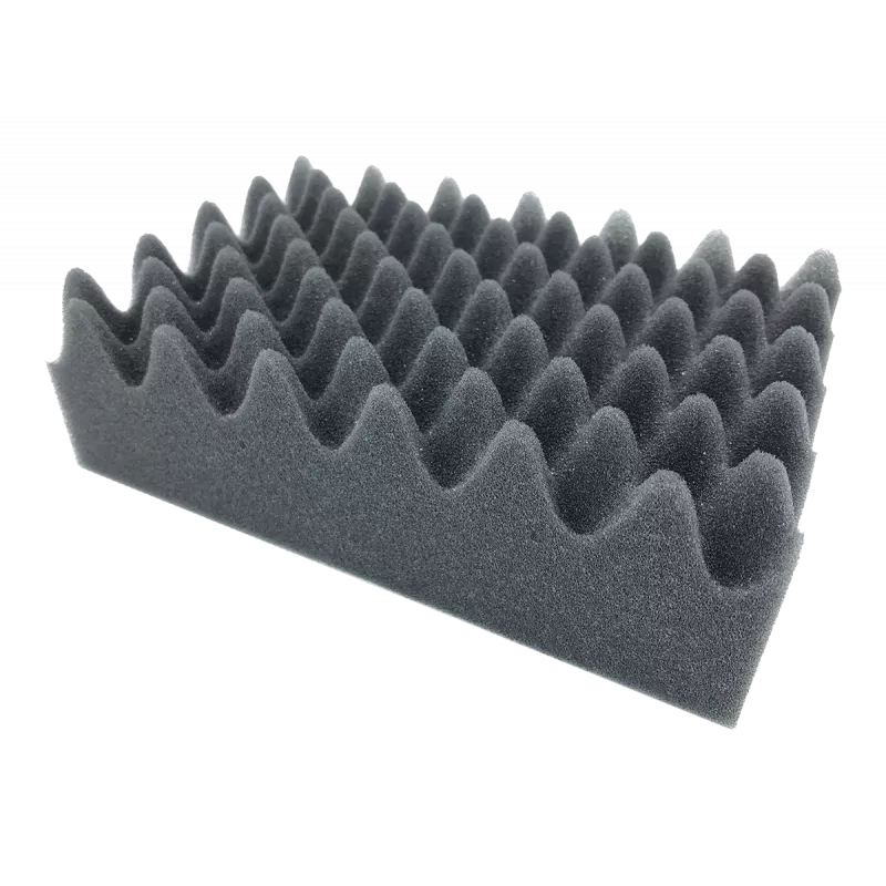 EPONGES BLACK CORRUGATED
