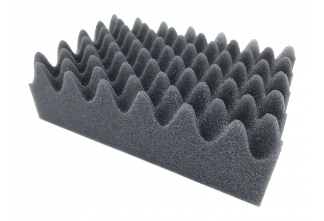 EPONGES BLACK CORRUGATED