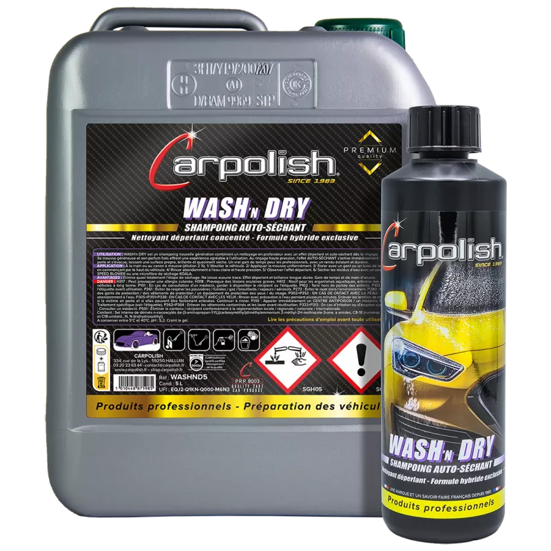 WASH'N DRY : SHAMPOING AUTO-SÉCHANT WASH'N DRY : SHAMPOING AUTO-SÉCHANT