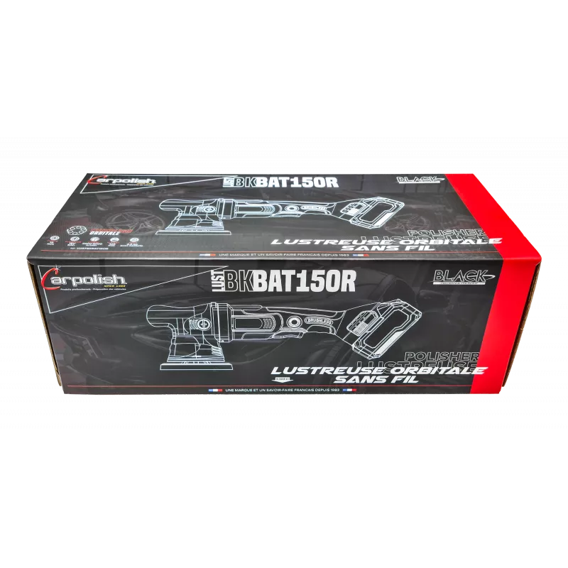 LUSTREUSE ORBITALE BLACK SUR BATTERIE