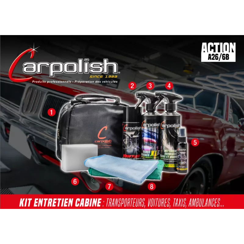 OFFRE SPÉCIALE : KIT ENTRETIEN CABINE ! OFFRE SPÉCIALE : KIT ENTRETIEN CABINE !